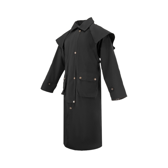 Premium OilSkin Duster Coat - Picture 3 of 7